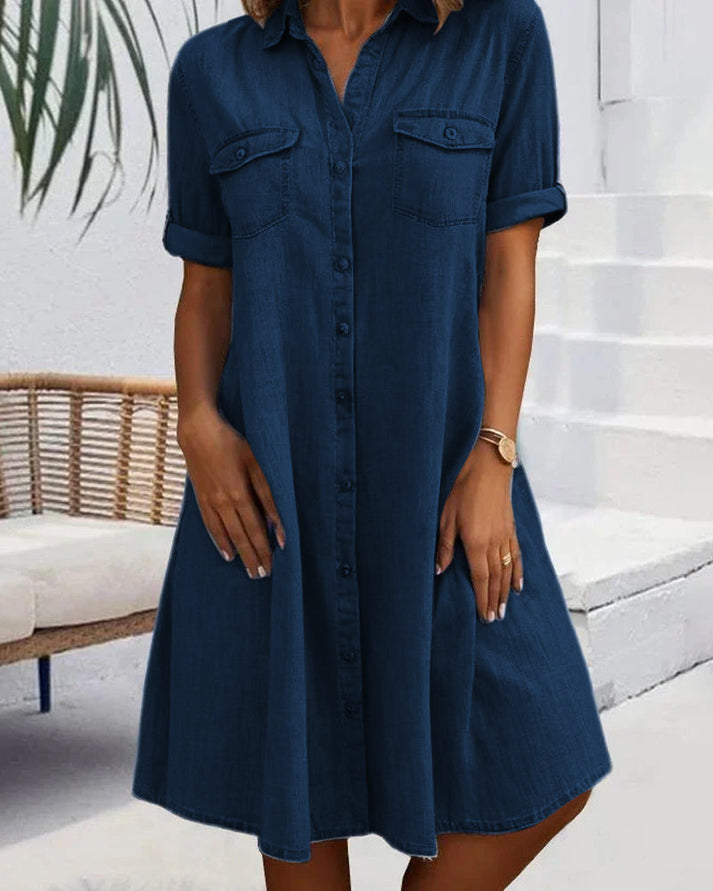 Boreal Button Dress