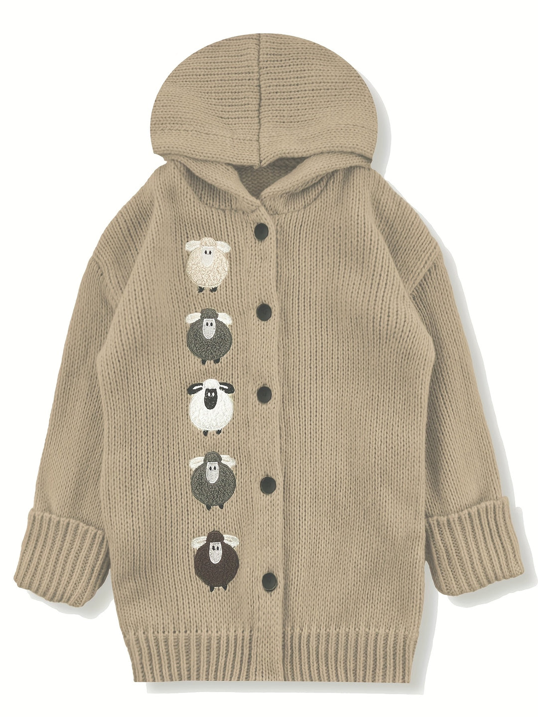 Evi Cozy Sheep Cardigan Hoodie
