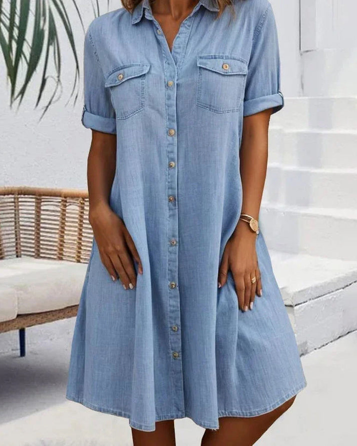 Boreal Button Dress