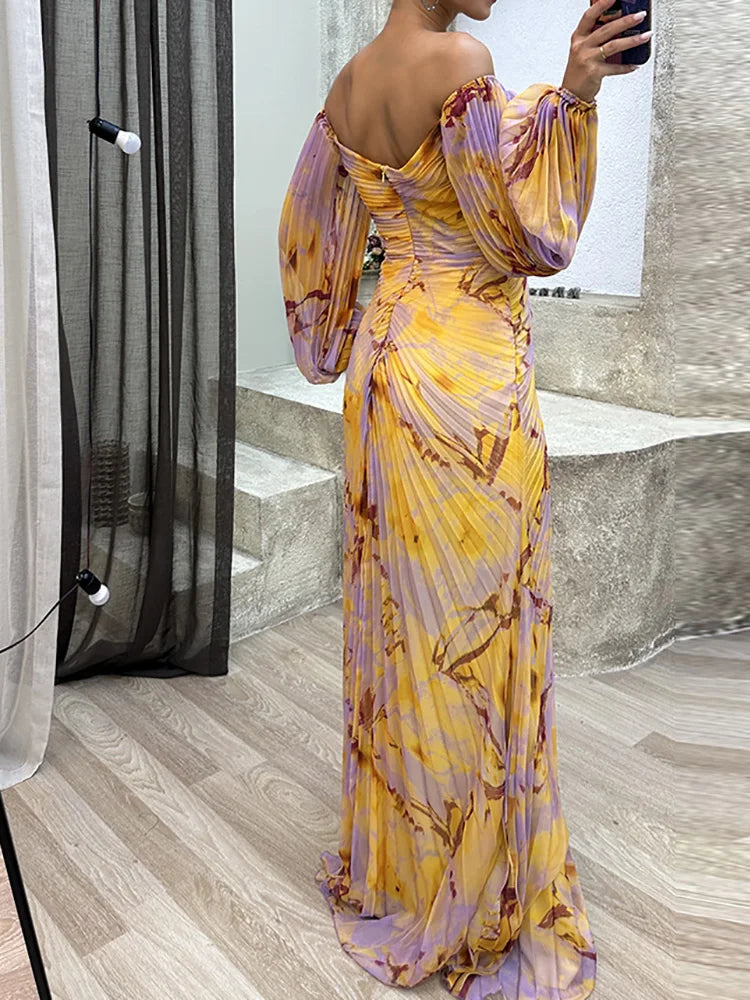 Selene Elegant V-Neck Dress