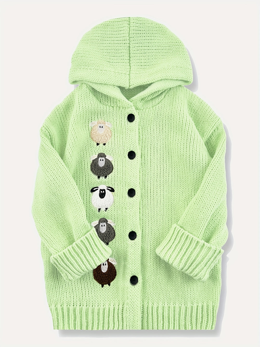 Evi Cozy Sheep Cardigan Hoodie